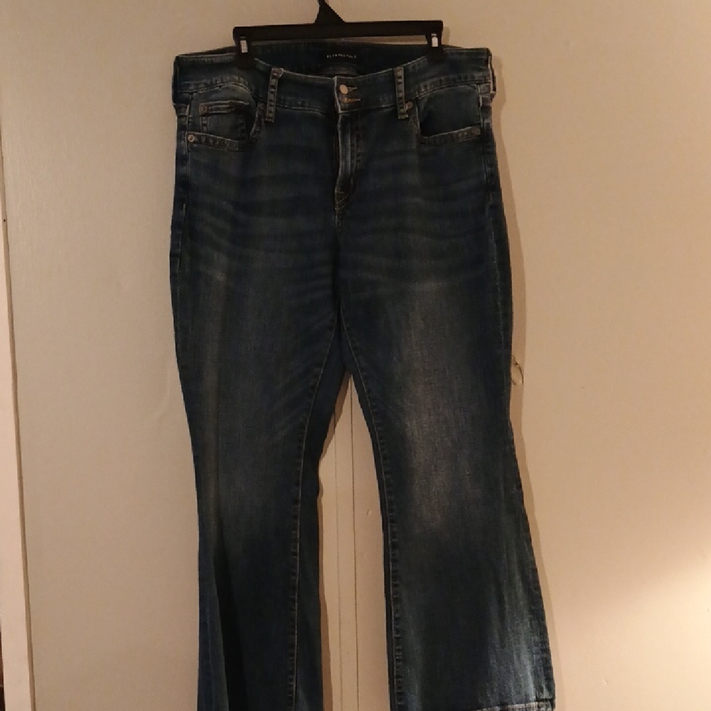 Aeropostale Women's Dark Blue Boot Cut Jeans
